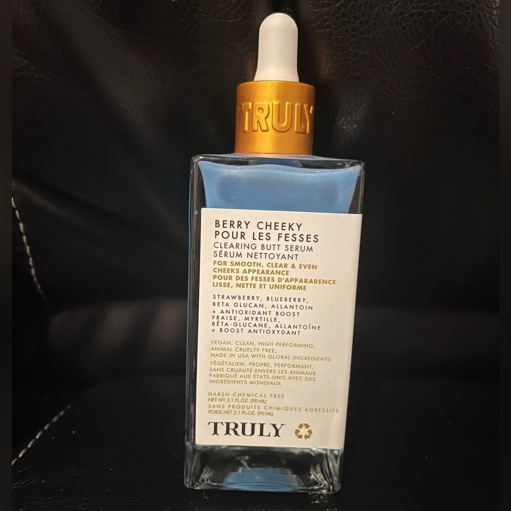 Truly Beauty Berry Cheeky Clearing Butt Serum 3.1 fl oz Smooth Clear Even Skin